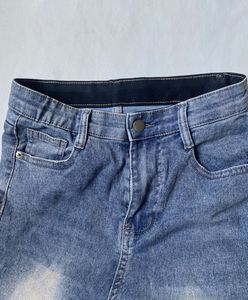 Denim bootcut jeans