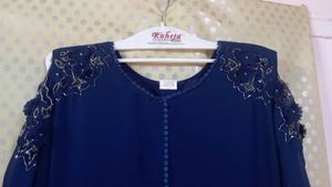 Very Beautiful Navy Blue 💙 long Gown