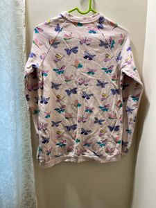 Butterfly Print Sweatshirt