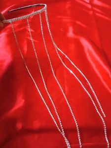hair band with stone chain