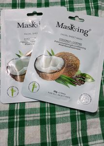 Mask King Facial Sheet Mask Coconut+Coffee