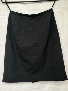 Gray A-Line Skirt