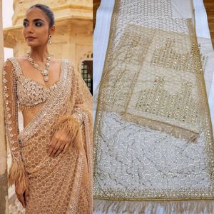 Nude Net Designer Saree