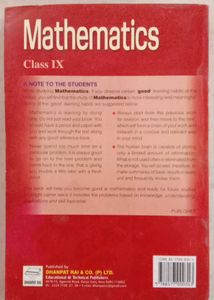 Mathematics Textbook - Class IX