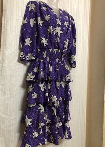 Yessica Blue Printed Dress