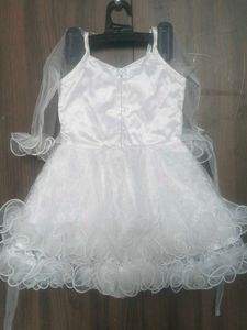 Amazing White Colour Frock