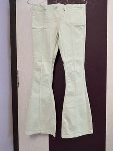 Freakins Bootcut Light Green Pants