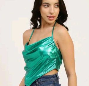 Emerald Green Halter Top