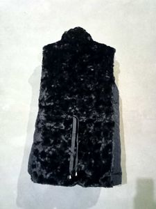 Faux Fur Hooded Vest