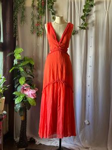 Coral Maxi Dress