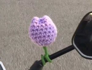Crochet Flower Scooty Charms