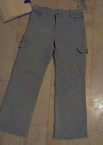 Grey Cargo Pants