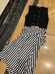 Black White Women Dress