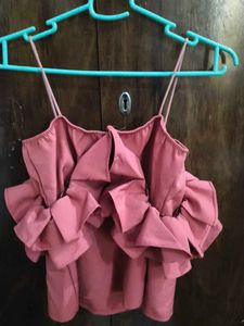 Ruffle Detail Cami Top