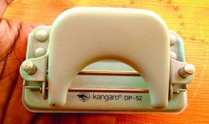 Kangaro Paper Punch Machine.