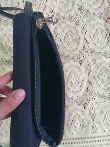 Black With White Polka Dots SLINGBAG