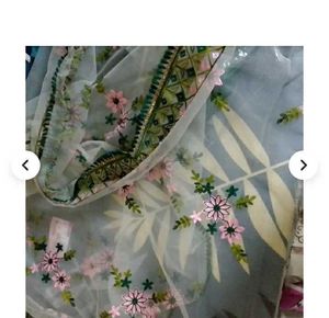 Floral Embroidered Dupatta