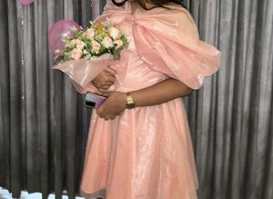 Pink bow birthday dress 👗