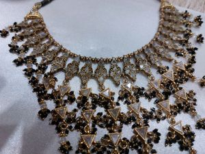 Golden And Black Necklace