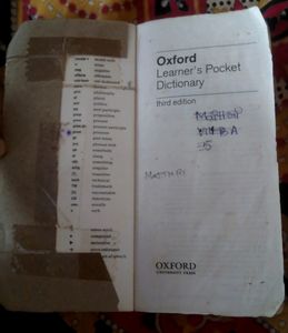 Oxford learner&#39;s pocket dictionary