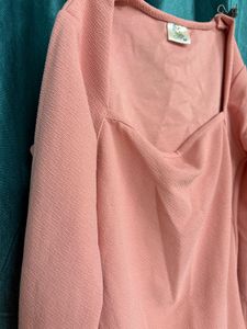 Pink Long Sleeve Top