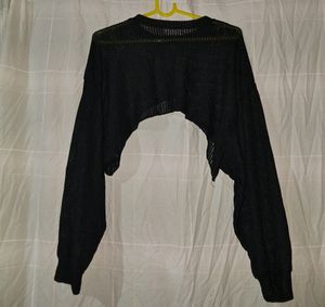 Bold Boucle Bolero Cardigan Top