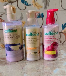 3 mCaffeine Serum Body Lotions