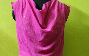 Pink Western Gown