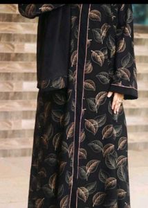 Elegant Embroidered Abaya