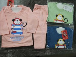 Cute Monkey Pajama Set