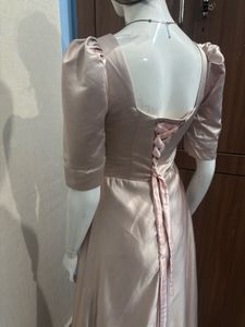 Elegant Satin Midi Dress