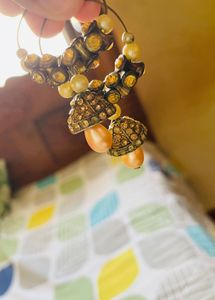 Vintage Inspired Mushroom Earrings