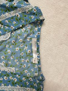 Floral Print Crop Top