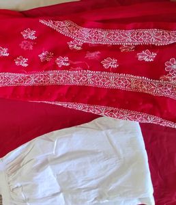Georgette Lucknowi Kurtta
