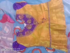 New Pattu Brocade Pavadai