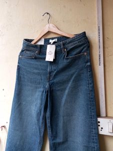 Denim Blue Wide Leg H&amp;M Jeans (Women)