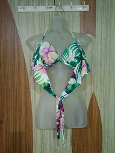 Imported Floral Bikini Top