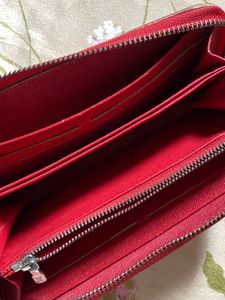 Authentic Supreme x LV Red Zip Wallet