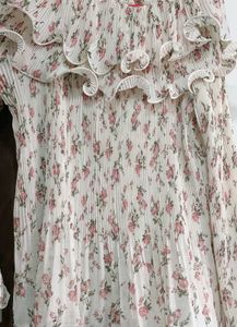 Floral Ruffle Top