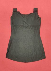 Women Vest Seamless Solid Color Chest Pads