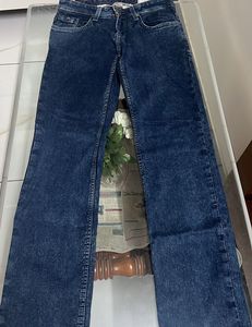 BASICS Men Navy Blue DENIM JEANS