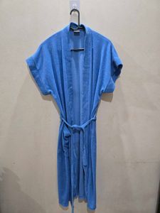 Blue Terry Cloth Robe