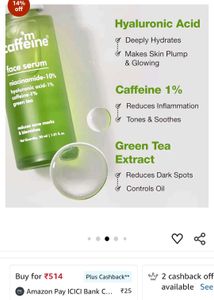 10% Niacinamide Serum, MCaffeine