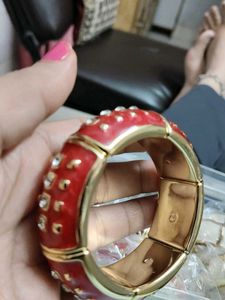 Red &amp; Gold Bangle