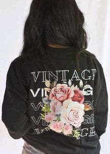 Vintage Floral Sweatshirt
