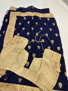 Designer Saree With 5xl Blouse