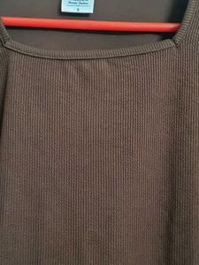 Brown Long Sleeve Top