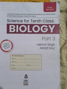 S.Chand Lakhmir Singh Class 10 Biology