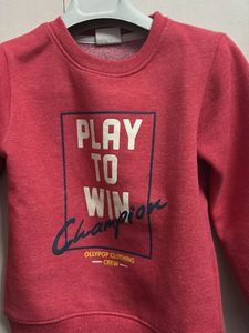 Cute 'Play to Win' Sweatshirt kids winter