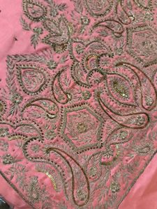 zardosi Hand work Saree